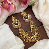 One Stan Peacock Jada Billai with Golden Pearl Maatil-Bun Billai-Red Green-G13070